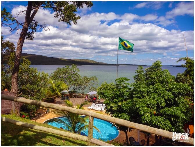 Tucunaré na Pousada Ribeirão do Boi Pescaria em família no lago Três Marias