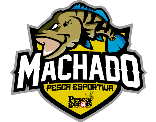 logomarca machado pesca esportiva