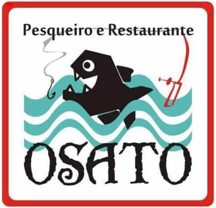 logomarca pesqueiro e restaurante osato