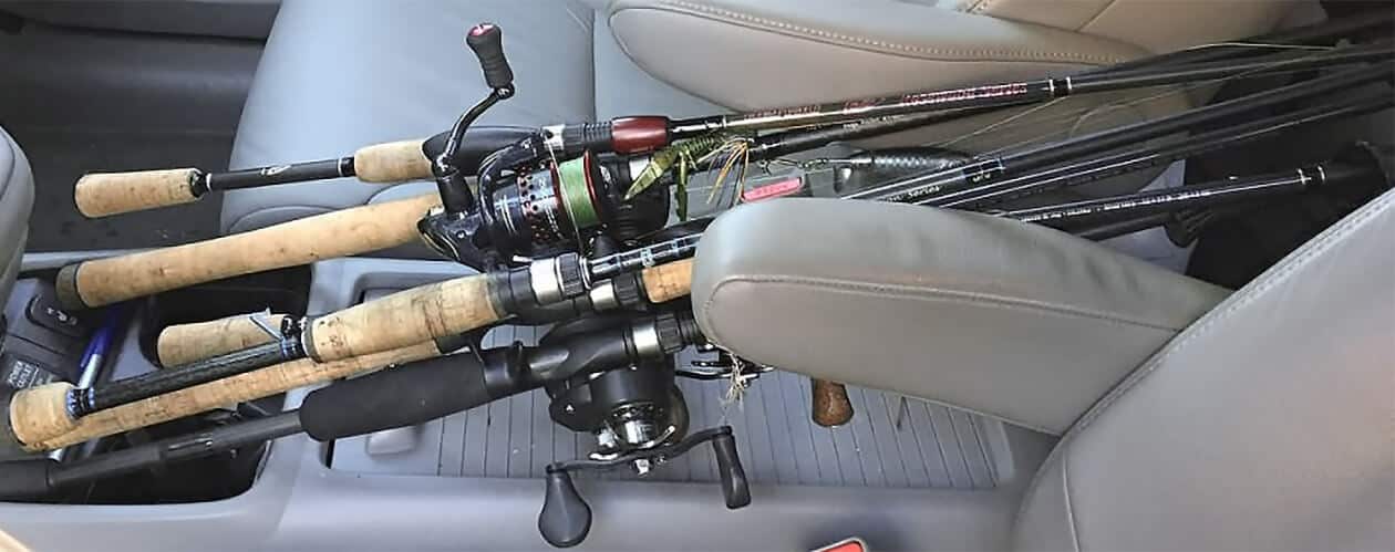 Tudo que você precisa saber para comprar uma boa vara de pesca 9 caniço dentro de um carro